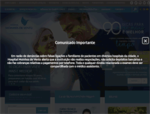 Tablet Screenshot of hospitalmoinhos.org.br